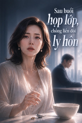 Sau buổi họp lớp, chồng liền đòi ly hôn